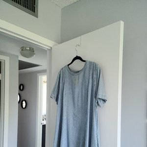 J. Jill Denim/White Stripe  Dress